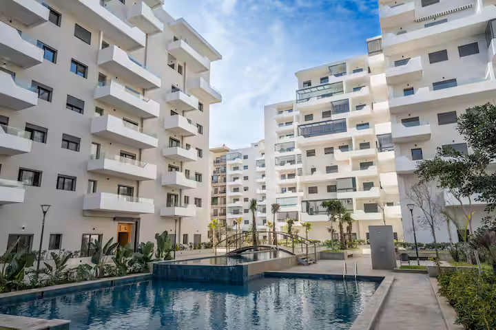 Apart apaisant vue sur Piscine